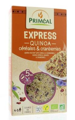 Priméal Quinoa Express Gekookt Granen & Cranberries Bio (250g)