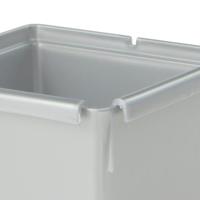 Keeeper Ladeverdeler 8x8x5cm zilver - thumbnail