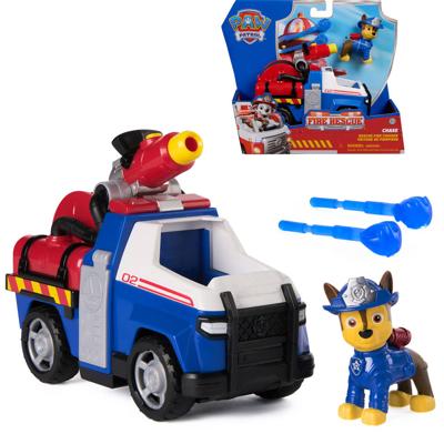 PAW Patrol Brandweerredding Chase politieauto met speelfiguur