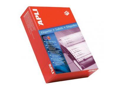 Apli etiketten op kettingpapier 1 rij ft 88,9 x 36 mm (b x h) doos van 4000 stuks, breedte vel: 114,3 mm