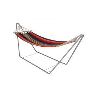 Hangmat met metalen frame regenboog