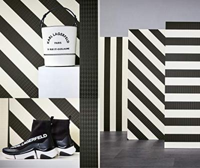 AS Creation Karl Lagerfeld Zwart behang | 378492