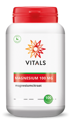 Vitals Magnesiumcitraat 100 mg 100 Capsules