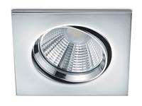 Trio Led inbouwspotPamir Square 5,5w - 3000K - 8,5cm chroom - 650410106 - thumbnail
