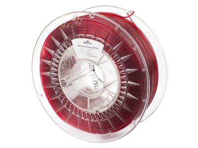 Spectrum Filaments 80050 PET-G Premium Filament PETG Chemisch bestendig, Slagvast 1.75 mm 1000 g Transparent Red, Rood 1 stuk(s)