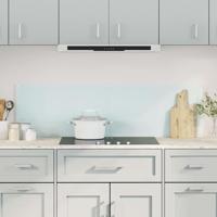 VidaXL Spatschermen keuken 2 st 70x40 cm gehard glas wit - thumbnail