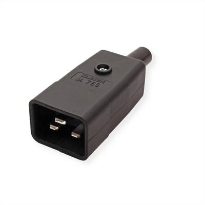 Bachmann 915.175 Apparaatstekker (koud) Stekker Totaal aantal polen: 2 16 A Zwart 1 stuk(s)