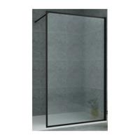 BWS Douchewand Redo 8mm | Glas | Mat Zwart | Inloopdouche (Alle maten) - thumbnail