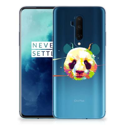 OnePlus 7T Pro Telefoonhoesje met Naam Panda Color OnePlus 7T Pro Telefoonhoesje met Naam Panda Color