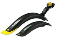 Simpla spatbordenset Kido Pro 20 inch zwart/geel - thumbnail