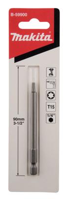 Makita Accessoires Schroefbit T15x90mm - B-59900 B-59900