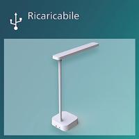 Philips LED Tilpa DSK212 PT 8719514443839 Tafellamp met accu LED 5 W Wit - thumbnail