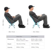 Helinox Chair Zero L Stoel Grey OS - thumbnail