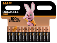 Duracell Plus AAA-batterijen (12 stuks) - 1,5V-alkaline batterijen - Tot 100% extra levensduur -Betrouwbaar voor dagelijks gebruikte apparaten- 0% plastic verpakking - 10 jaar te bewaren - LR03 MN2400 - thumbnail