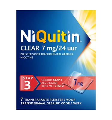 Niquitin Stap 3 7mg 7 Stuks