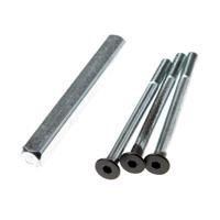 Montageset greep-kom zwart dd 68mm - thumbnail