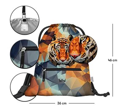 Tijger Gymtas met Rits Tijger Gymtas met Rits