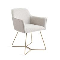 Jesper Home Eetkamerstoel 'Hofu' Beehive Gold, kleur Checkers Charm - thumbnail