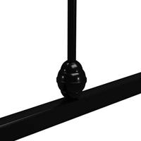 Bedframe metaal zwart 140x200 cm - thumbnail