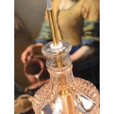 It's About Romi Hanglamp Glas Brussels Dia 13XH30Cm Transparant/Goud It's About Romi Hanglamp Glas Brussels Dia 13XH30Cm Transparant/Goud