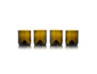 Rebottled glazen - short tumbler - 4-pack - olive - thumbnail