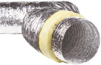 Geïsoleerde Flexibele Ventilatieslang - Ø160mm - Aluminium - Lengte 1 Meter - thumbnail