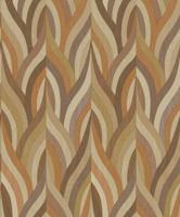 Dutch Wallcoverings Arabesque - Arabesque Orange/Mocha - Multi - thumbnail