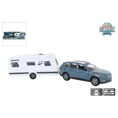 KidsGlobe Volvo EX90 met caravan