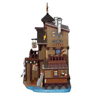 Lemax the salty sea dog tavern verlicht kersthuisje Plymouth Corners 2022