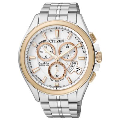 Citizen Eco-Drive Men's Stainless Steel Chronograph Watch BY0054-57A
