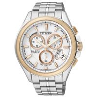 Citizen Eco-Drive Men's Stainless Steel Chronograph Watch BY0054-57A - thumbnail
