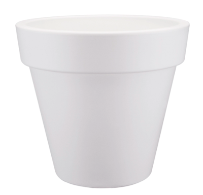 Pure round 120cm linnen wit bloempot elho - Elho