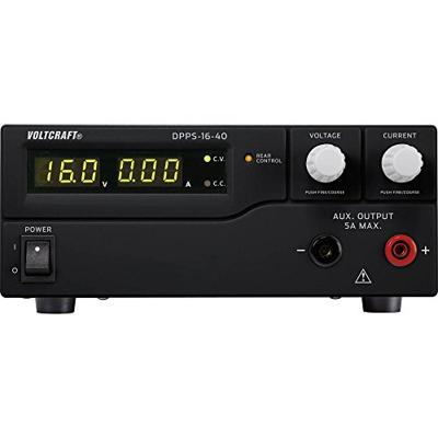 VOLTCRAFT DPPS-16-40 Labvoeding, regelbaar 1 - 16 0 - 40 A 640 W USB Programmeerbaar Aantal uitgangen: 1 x