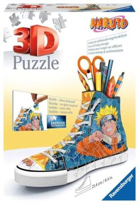Ravensburger 3d puzzel sneaker naruto, 108st. Ravensburger 3d puzzel sneaker naruto, 108st.