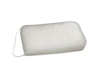 Ecoluba Konjac spons - wit - rechthoekig - thumbnail