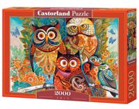 Selecta Castorland legpuzzel owls, 2000st. - thumbnail
