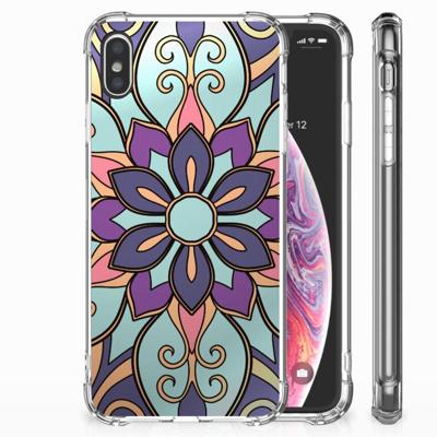 Apple iPhone Xs Max Case Purple Flower Apple iPhone Xs Max Case Purple Flower