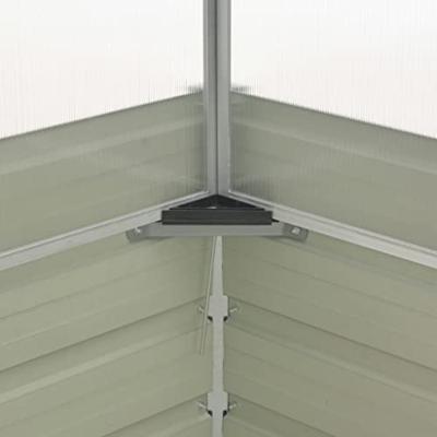 VidaXL Tuinkas 100x100x77 cm gegalvaniseerd staal antraciet