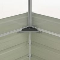 Tuinkas 100x100x77 cm gegalvaniseerd staal antraciet - thumbnail