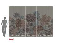 Noordwand Komar Ink Fotobehang Painted Trees - INX8-024 - thumbnail