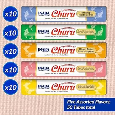 INABA CHURU MULTIPACK TUNA & CHICKEN VARIETIES - thumbnail