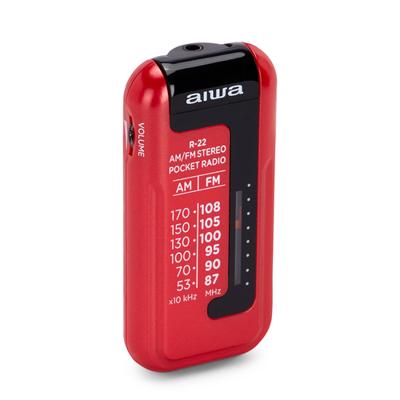Transitorradio Aiwa R-22RD Rood - thumbnail
