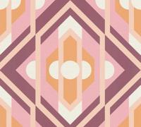 AS Creation Retro Chic - Oranje - Retro - 395311 - thumbnail