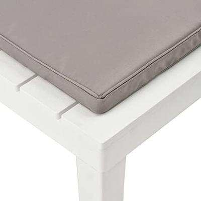 VidaXL Loungestoel met kussen kunststof wit VidaXL Loungestoel met kussen kunststof wit