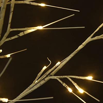VidaXL Kerstboom wilg met 200 warmwitte led's binnen en buiten 2,2 m
