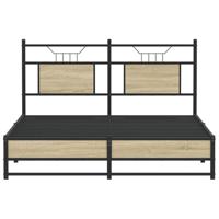 Bedframe zonder matras hout sonoma eikenkleurig 150x200 cm - thumbnail