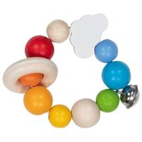 Goki houten grijpring regenboog - thumbnail