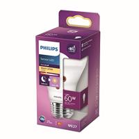 Philips LED 78269600 LED-lamp Energielabel F (A - G) 7.5 W = 60 W Warmwit (Ø x l) 6.2 cm x 11.4 cm Incl. daglichtsensor 1 stuk(s) - thumbnail