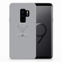 Samsung Galaxy S9 Plus Telefoonhoesje met Naam Grijs Baby Olifant - thumbnail