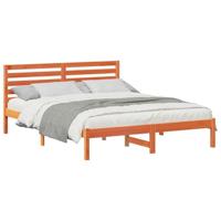 Bedframe Wasbruin 150 x 200 cm Massief grenenhout - thumbnail